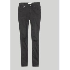 Madewell 9"‎ Mid-Rise Skinny Jeans in Black Sea Size 27